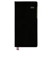 【2025年9月始まり】　ダイゴー　Appoint　ダイアリー　L　その他　ウィークリーレフト　E2312　ブラック　月曜始まり