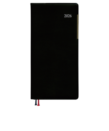 【2025年9月始まり】　ダイゴー　Appoint　ダイアリー　L　その他　ウィークリーレフト　E2312　ブラック　月曜始まり