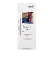 三菱鉛筆　エモット（EMOTT）　pencil　替芯　0.9mm　NO.3　NOSTALGIC　4色×2本入