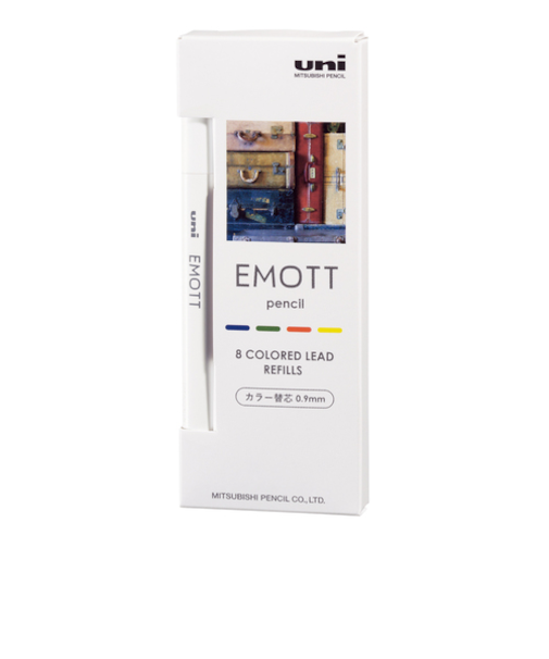 三菱鉛筆　エモット（EMOTT）　pencil　替芯　0.9mm　NO.3　NOSTALGIC　4色×2本入