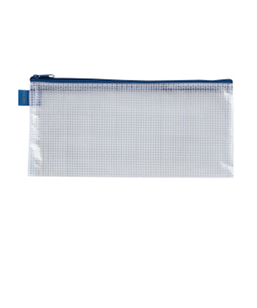 セキセイ　アゾン　メッシュケース　BANKBOOKサイズ　AZ－138　ブルー