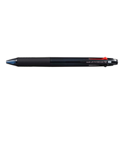 三菱鉛筆　ジェットストリーム　4色ボールペン　0.7mm　SXE4-500-07　透明ブラック