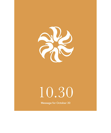 草紙堂　花結びメッセージカード　10月30日