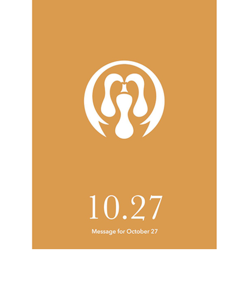 草紙堂　花結びメッセージカード　10月27日