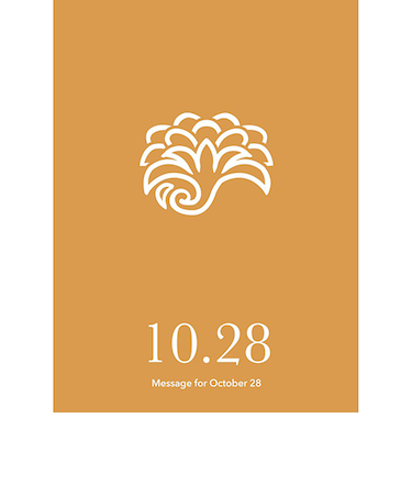 草紙堂　花結びメッセージカード　10月28日
