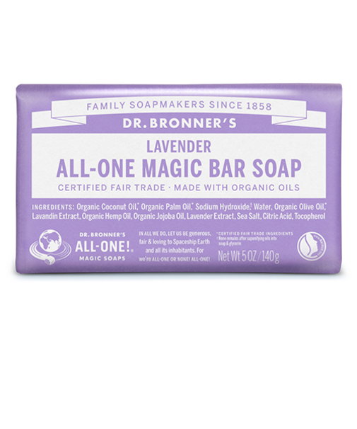 ドクターブロナー（DR.BRONNER’S）　マジックソープバー　ラベンダー　140g