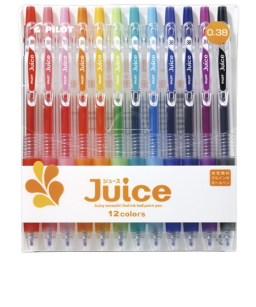 パイロット（PILOT）　Juice　ゲルインキボールペン　超極細0.38mm　12colors
