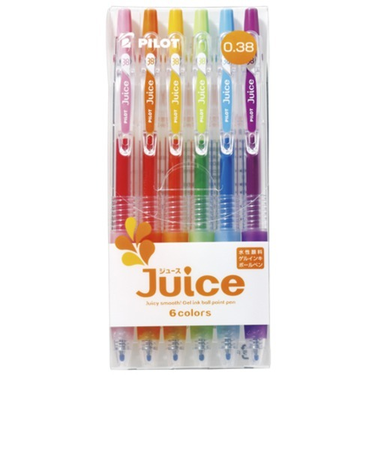 パイロット（PILOT）　Juice　ゲルインキボールペン　超極細0.38mm　6colors