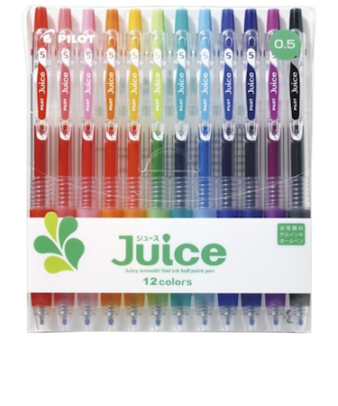 パイロット（PILOT）　Juice　ゲルインキボールペン　極細0.5mm　12colors