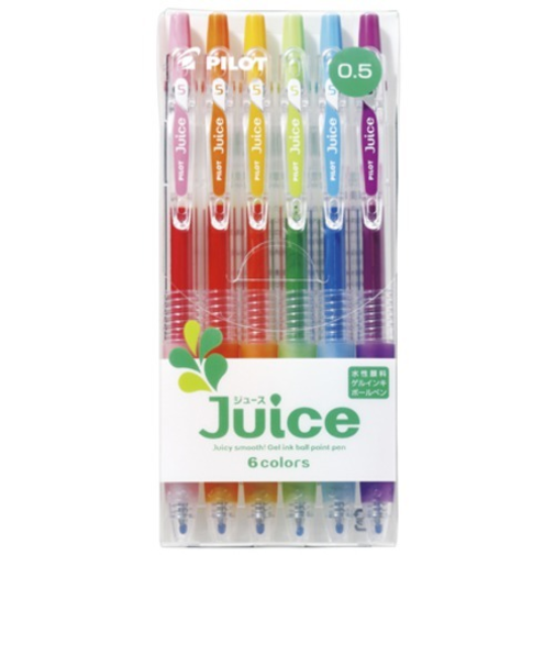 パイロット（PILOT）　Juice　ゲルインキボールペン　極細0.5mm　6colors