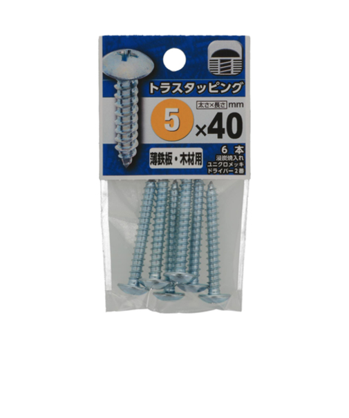 八幡ねじ（YAHATA）　トラスタッピング　5×40