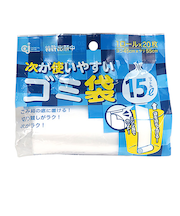 ケミカルジャパン　次が使いやすいゴミ袋　15L　20枚×1ロール
