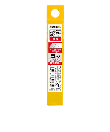 オルファ（OLFA）　カッター替刃（Ｍ厚）　5枚入　MTB5K