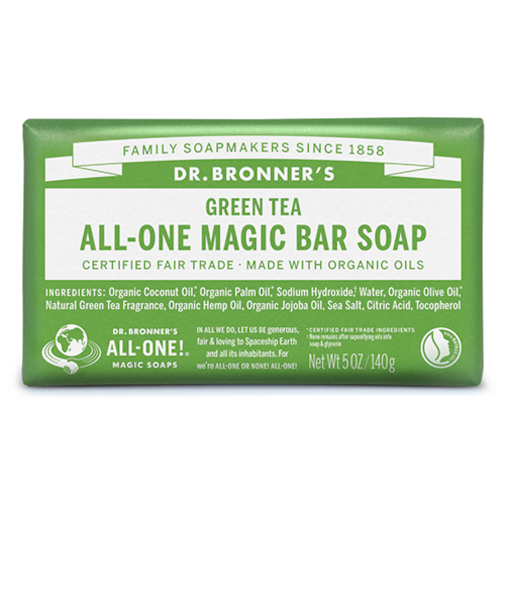 ドクターブロナー（DR.BRONNER’S）　マジックソープバー　グリーンティ　140g