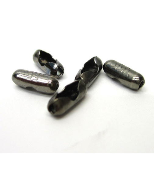 コニビオラ　ボールチェーンコネクター　黒3.0mm　5個入