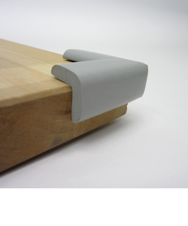 安心クッション　コーナー用　細　ライトグレー