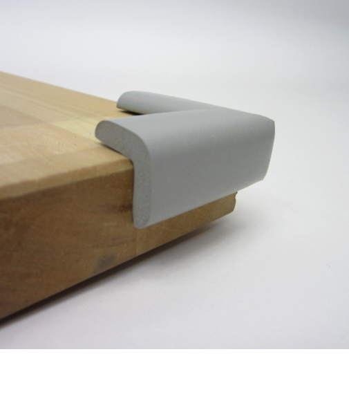 安心クッション　コーナー用　細　ライトグレー