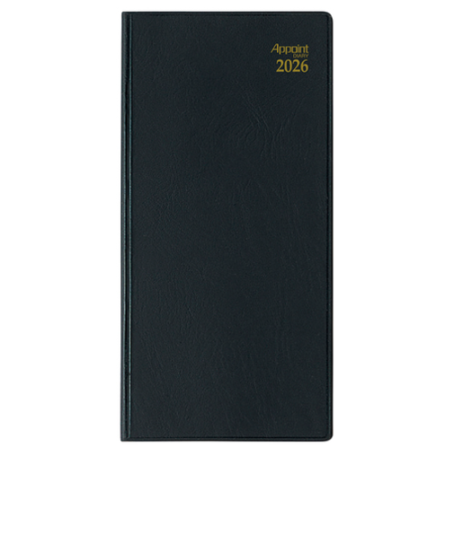【2025年12月始まり】　ダイゴー　Appoint　ベーシックシリーズ　その他　マンスリーホリゾンタル　E1001　ブラック　各月1日始まり
