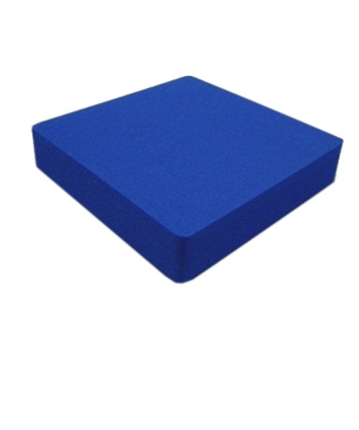 EVAスポンジ　100×100×20mm　ブルー
