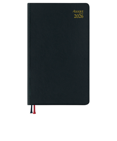 【2025年12月始まり】　ダイゴー　Appoint　ベーシックシリーズ　その他　ウィークリー見開き2週間　E1004　ブラック　月曜始まり