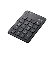 エレコム（ELECOM）　Bluetooth　薄型テンキーパッド　TK-TBP020BK　ブラック