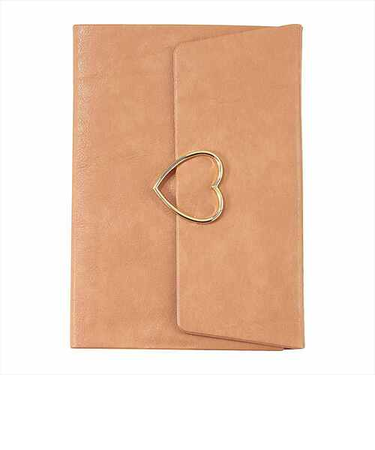 【2025年12月始まり】　マークス（MARK'S）　ハートフープ付きカバー　B6変型　ウィークリーレフト　26WDR-CH03-CM　キャメル　月曜始まり