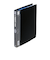 コレクト　ポケットバインダ厚型　S－3422－BK　黒