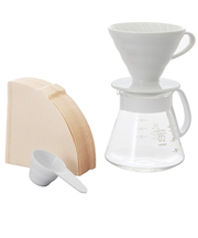 ハリオ（HARIO）　V60セラミックドリッパー02セット　XVDD-3012W　ホワイト