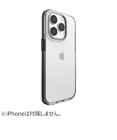 【iPhone14Pro】　motomo　INO　ACHROME　SHIELD　STRAP　CASE　INO14PACHROMESTBK　マットブラック