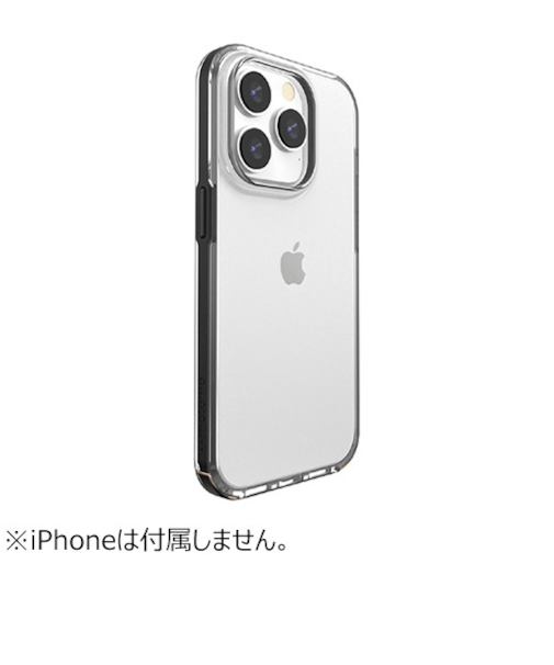 【iPhone14Pro】　motomo　INO　ACHROME　SHIELD　STRAP　CASE　INO14PACHROMESTBK　マットブラック