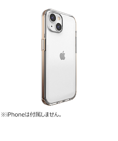 【iPhone14】　motomo　INO　ACHROME　SHIELD　STRAP　CASE　INO14ACHROMESTGD　クロームゴールド