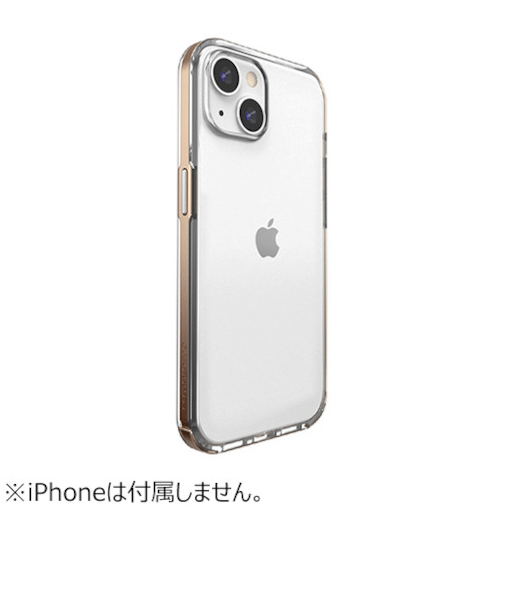【iPhone14】　motomo　INO　ACHROME　SHIELD　STRAP　CASE　INO14ACHROMESTGD　クロームゴールド