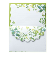 包む　クルールクレール　レターセット　H-TL0P9　グリーンガーデン