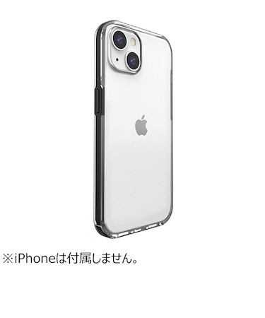 【iPhone14】　motomo　INO　ACHROME　SHIELD　STRAP　CASE　INO14ACHROMESTBK　マットブラック
