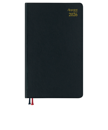 【2025年12月始まり】　ダイゴー　Appoint　ベーシックシリーズ　その他　マンスリーブロック　E1343　ブラック　月曜始まり