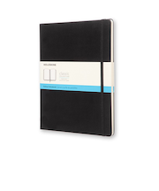 モレスキン（MOLESKINE）　クラシックノートブック　ハードカバー　ドット方眼　XL　892727　ブラック