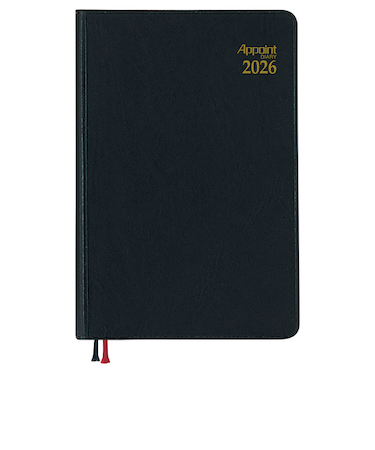 【2025年12月始まり】　ダイゴー　Appoint　ベーシックシリーズ　その他　ウィークリーレフト　E1008　ブラック　月曜始まり