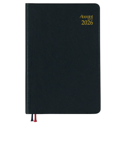 【2025年12月始まり】　ダイゴー　Appoint　ベーシックシリーズ　その他　ウィークリーレフト　E1008　ブラック　月曜始まり