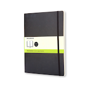 モレスキン（MOLESKINE）　クラシックノートブック　ハードカバー　無地　XLサイズ　892710　ブラック