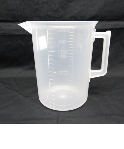 ポリ手付ビーカー　2L