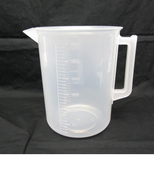 ポリ手付ビーカー　3L