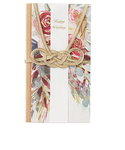 マルアイ　ボタニカル金封　キ21R　レッド