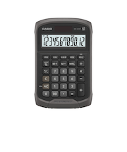 カシオ（CASIO）　防水・防塵電卓　WM－320MT－BK－N　ブラック