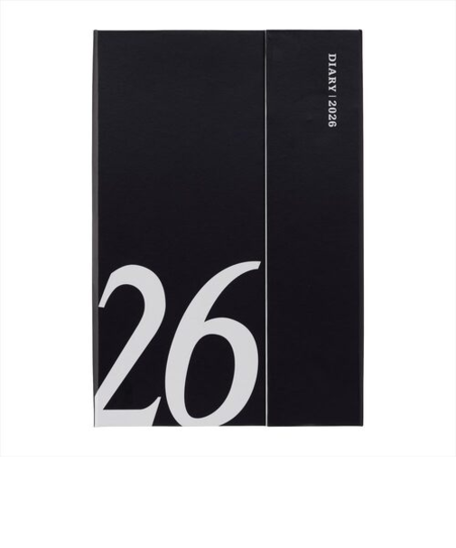 【2025年12月始まり】　マークス（MARK'S）　マグネット26　B6変型　ウィークリーレフト　26WDR-CH02-BK　ブラック　月曜始まり
