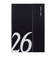 【2025年12月始まり】　マークス（MARK'S）　マグネット26　B6変型　ウィークリーレフト　26WDR-CH02-BK　ブラック　月曜始まり