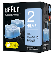 ブラウン（BRAUN）　専用洗浄液カートリッジ　CCR2CR　2個入り