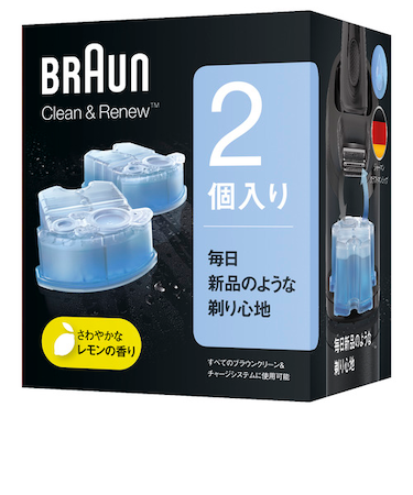 ブラウン（BRAUN）　専用洗浄液カートリッジ　CCR2CR　2個入り