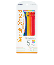 エルパ（ELPA）　makimaki　マジックバンドアソート　TUHMT150AS　5本入