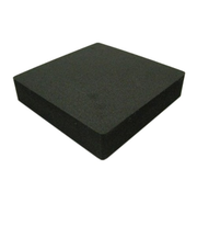 EVAスポンジ　100×100×20mm　ブラック
