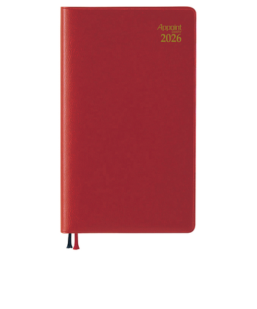 【2025年12月始まり】　ダイゴー　Appoint　ベーシックシリーズ　その他　ウィークリーレフト　E1017　レッド　月曜始まり